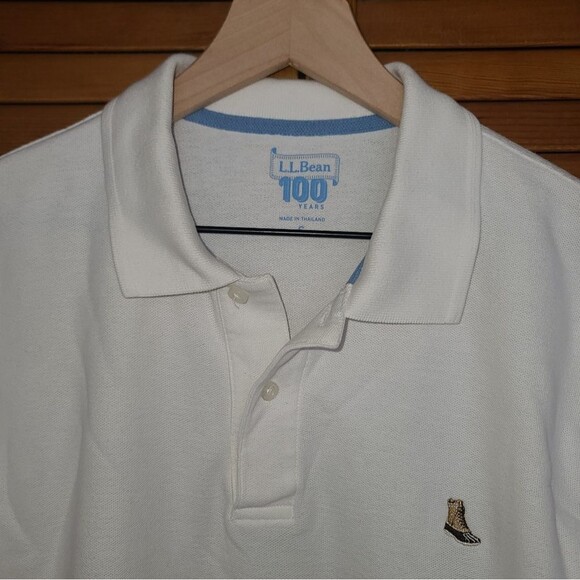 L.L. Bean Short Sleeve Polo Shirt Size S - Picture 4 of 8